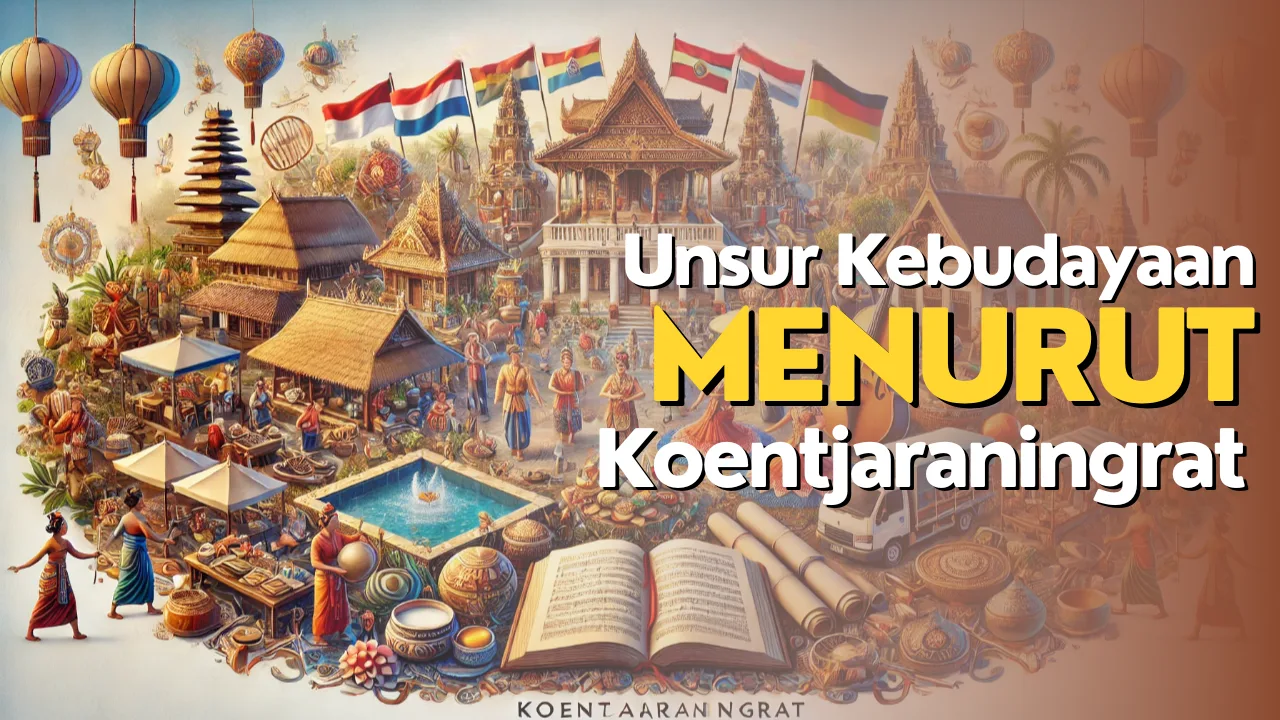 Jelaskan Tiga Unsur Kebudayaan Menurut Koentjaraningrat