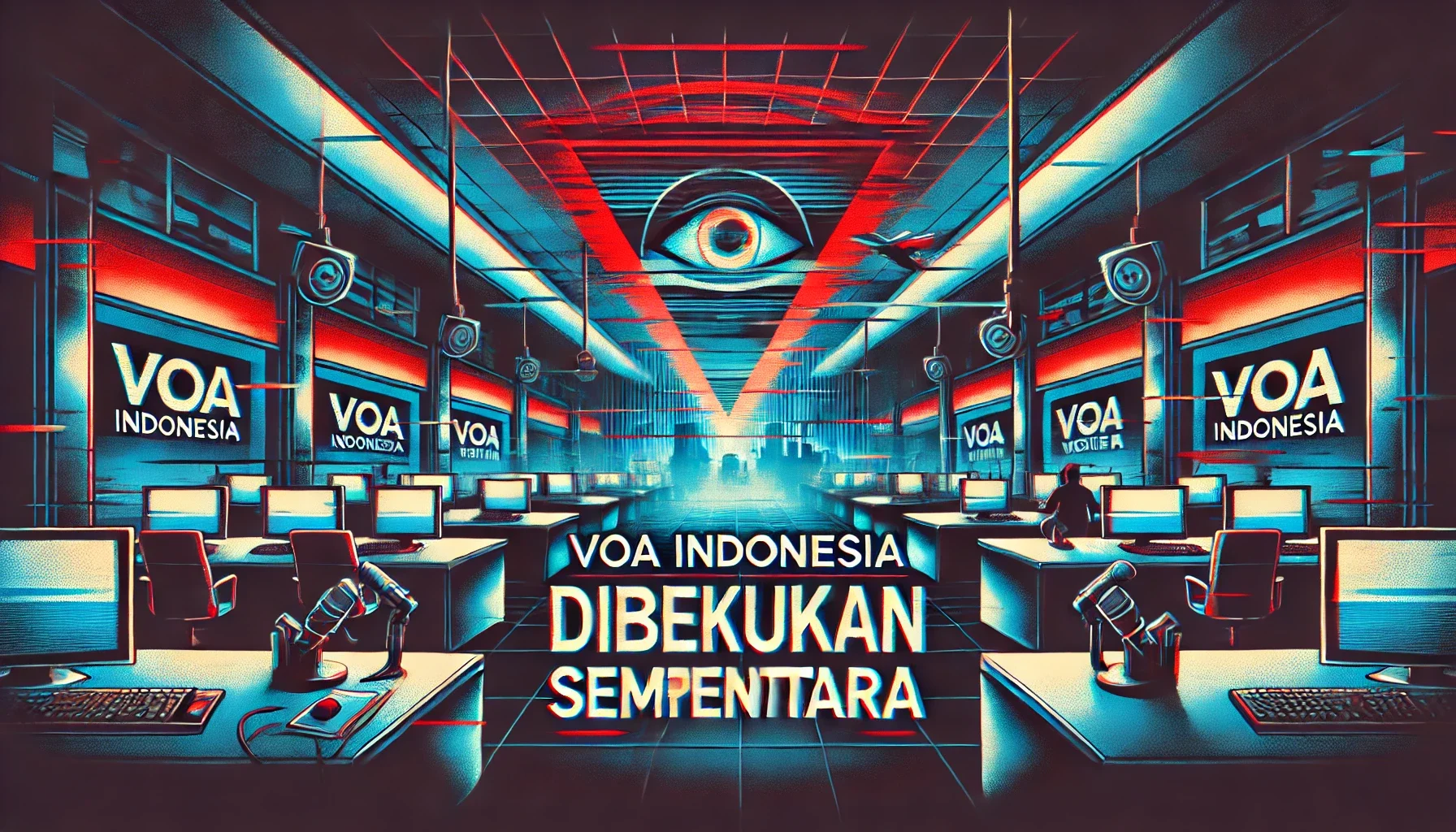 voa indonesia dibekukan