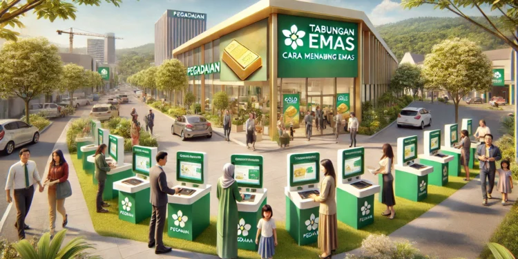 Cara menabung emas Pegadaian