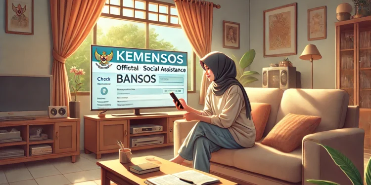 cara cek bansos kemensos online