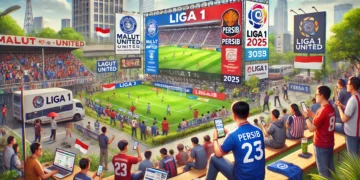 tempat menonton malut united vs persib