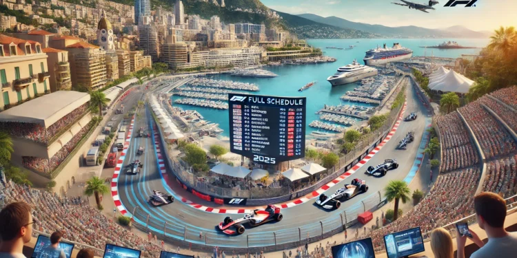jadwal f1 gp monaco