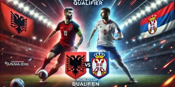 Susunan Albania vs Serbia