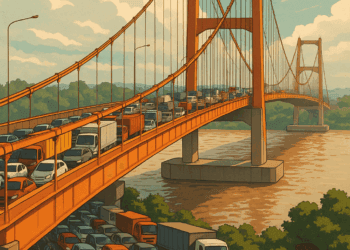 Kemacetan Parah dan Perbaikan Jembatan Barito Terbaru Bikin Warga Kalimantan Selatan Resah