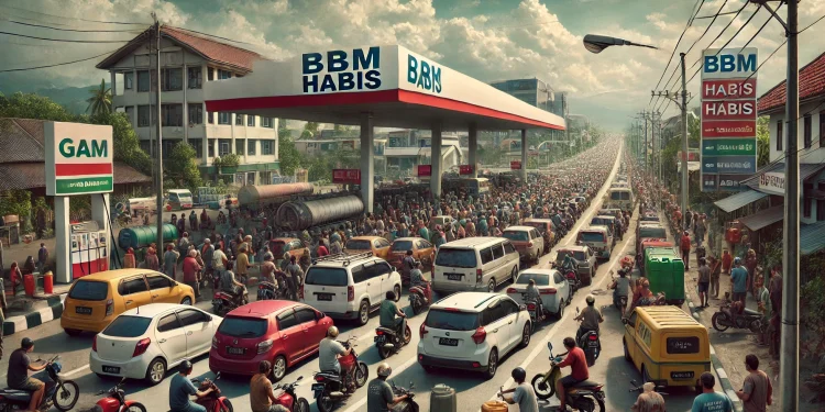 Jember Kelangkaan BBM Masih Berlanjut dan Bikin Warga Panik