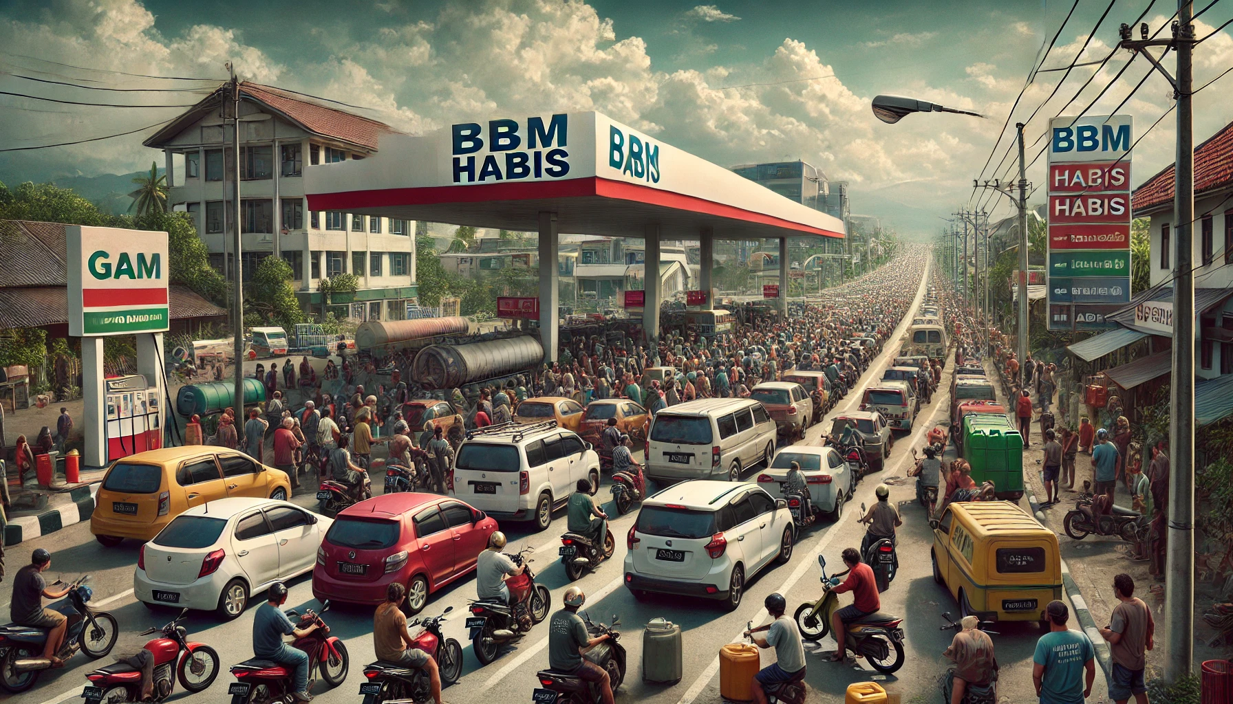 Jember kelangkaan BBM - Nusa Garuda