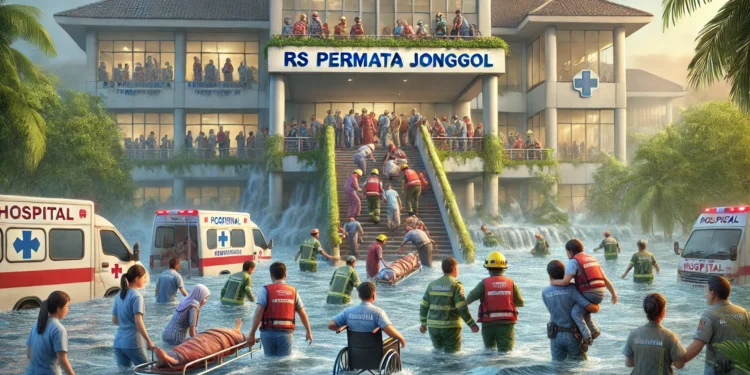 RS Permata Jonggol Banjir Terparah Tahun Ini hingga 16 Pasien Dievakuasi