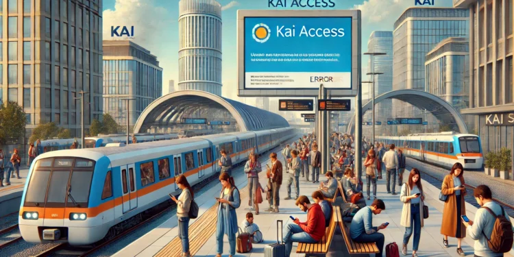 aplikasi kai access error hari ini