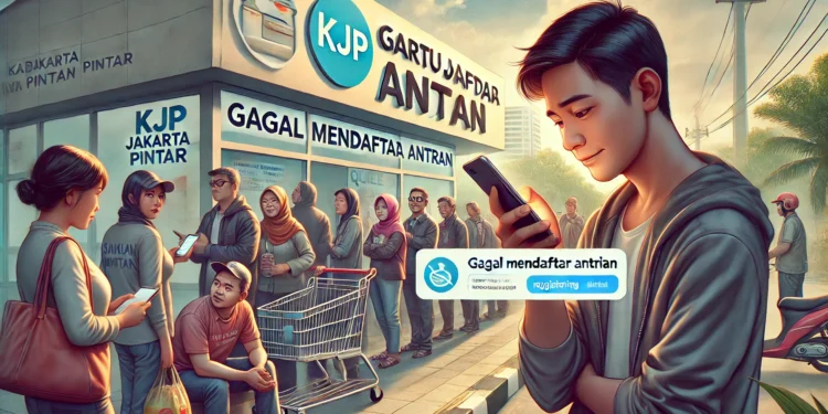 kenapa daftar antrian kjp gagal terus