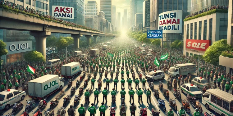 Situasi Terkini Demo Ojol Gelombang Aksi Pengemudi Online yang Jadi Sorotan Nasional