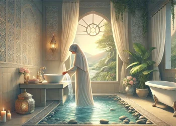 tutorial mandi wajib setelah haid