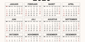 Hari Libur Nasional Kalender 2026 Resmi Ditetapkan Dengan 17 Tanggal Merah Dan 8 Cuti Bersama