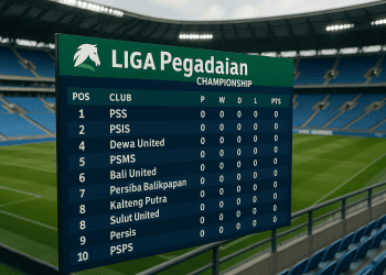 Klasemen Liga Pegadaian Championship 2025 Update Terbaru Lengkap Dengan Hasil Pertandingan