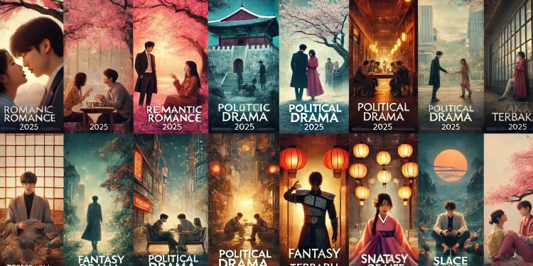 Rekomendasi Drakor Terbaru 2025 dari Romantis hingga Thriller Politik yang Wajib Ditonton