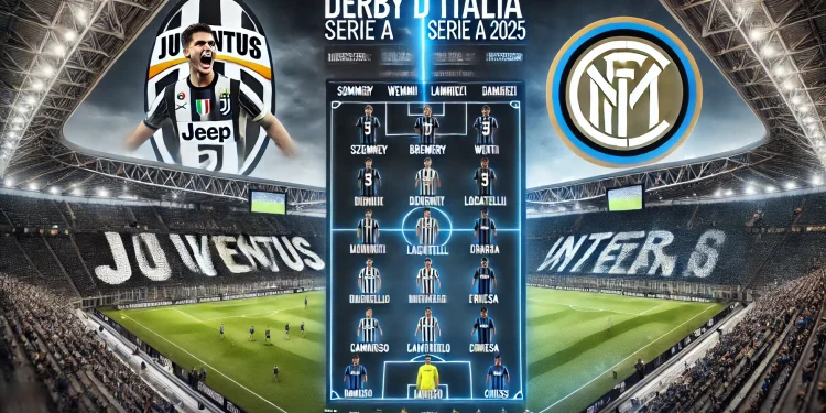 Susunan Pemain Juventus vs Inter Milan Derby d’Italia Penentu Awal Serie A 2025