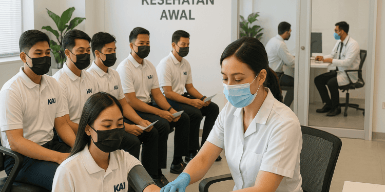 Tes Kesehatan Awal KAI 2025 Jadi Penentu Lolos Rekrutmen Jalur Eksternal