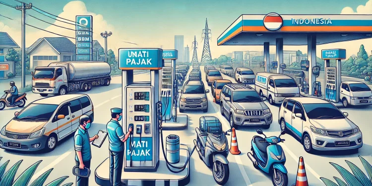 kendaraan mati pajak tidak boleh isi bbm