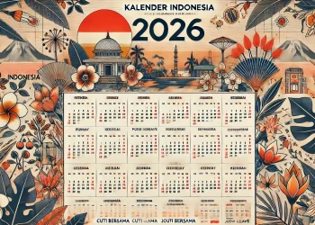 Hari Libur Nasional Kalender 2026 Lengkap dengan Tanggal Merah, Cuti Bersama, dan Kalender Hijriyah Resmi Dirilis untuk Rencana Liburanmu
