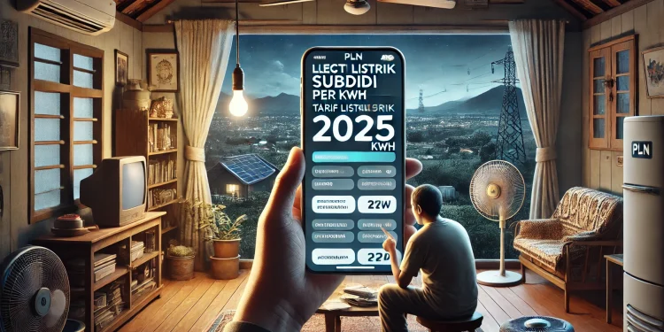 Tarif Listrik Subsidi 2025 Per KWh Resmi Ditetapkan Pemerintah Berlaku Oktober Hingga Desember