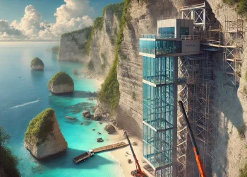 pembangunan lift pantai kelingking - Nusa Garuda Pembangunan Lift Pantai Kelingking Bali Jadi Sorotan Publik Akses Wisata Mudah Tapi Terancam Rusak Alam
