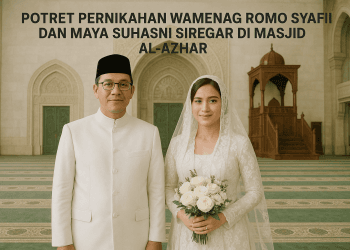 Wamenag Romo Syafii Menikah Dengan Maya Suhasni Siregar di Masjid Al-Azhar Dihadiri Ulama dan Tokoh Nasional