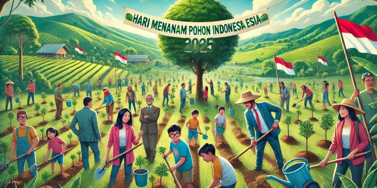 Hari Menanam Pohon Indonesia 2025 Menjadi Gerakan Nasional untuk Lingkungan Lebih Baik dan Masa Depan yang Berkelanjutan