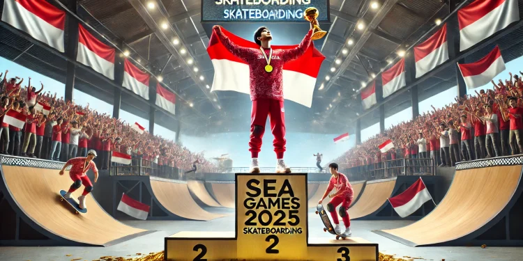 Medali Emas Skater Indonesia Kisah Perjuangan Basral Graito di SEA Games 2025 yang Menginspirasi Banyak Generasi