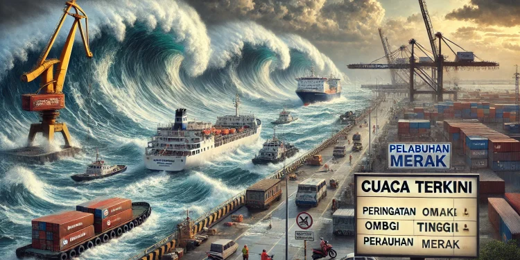 Ombak di Pelabuhan Merak Hari Ini Sedang Tinggi? Update Cuaca Terbaru, Antrean Kendaraan, dan Potensi Penutupan Pelabuhan