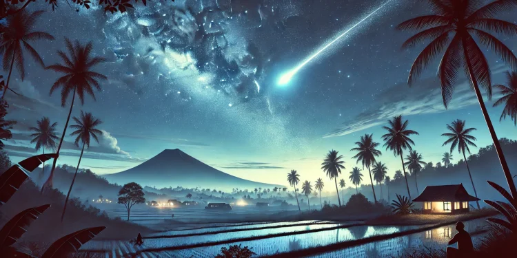 Meteor Jatuh Tadi Malam Hebohkan Warga Usai Cahaya Berekor Terlihat Terang di Langit Malam Indonesia