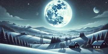 Bulan Purnama Snow Moon Fenomena Langit Februari yang Sarat Makna Alam Tradisi dan Sains