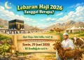 lebaran haji 2026 tanggal berapa