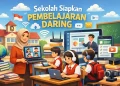 sekolah siapkan pembelajaran daring