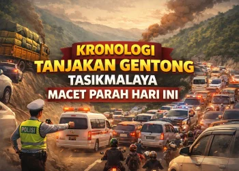tanjakan gentong tasikmalaya macet