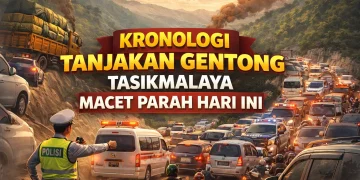 tanjakan gentong tasikmalaya macet