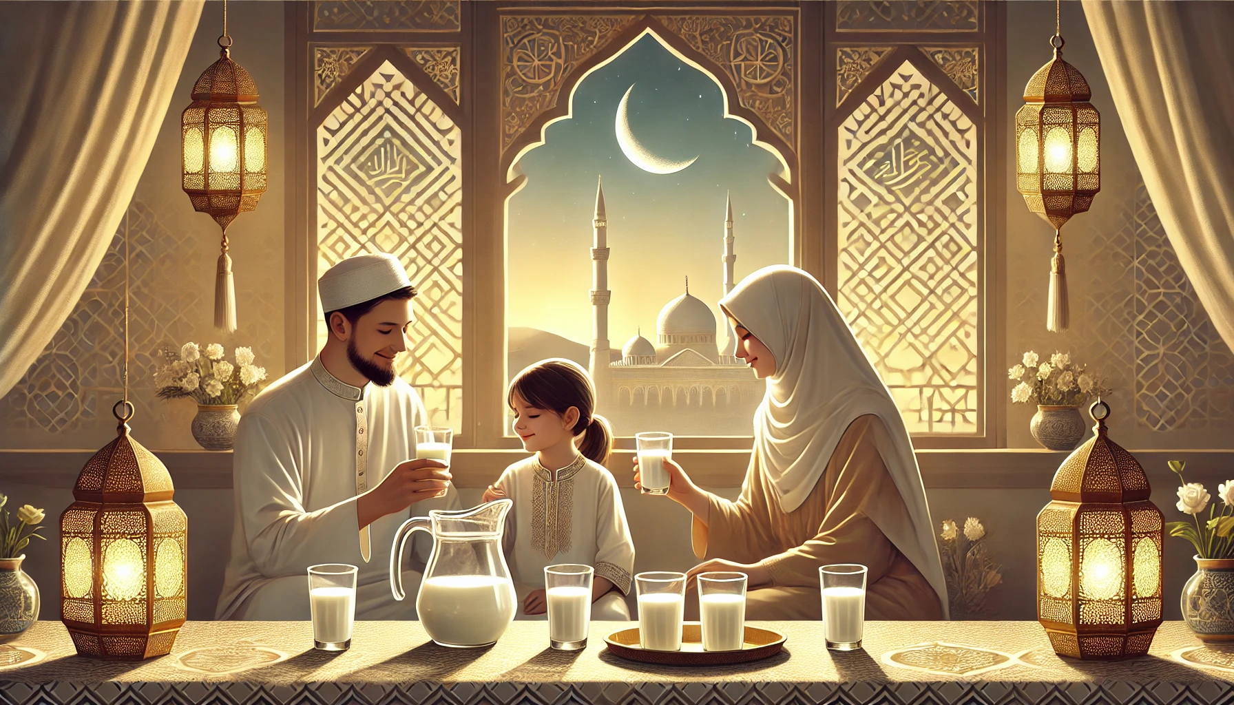 minum susu putih 1 muharram