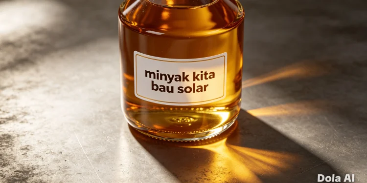 minyak kita bau solar