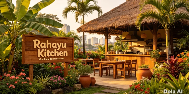 Rahayu Kitchen Goa Kota Jakarta Selatan Jadi Tempat Makan Unik dengan Menu Nusantara Favorit