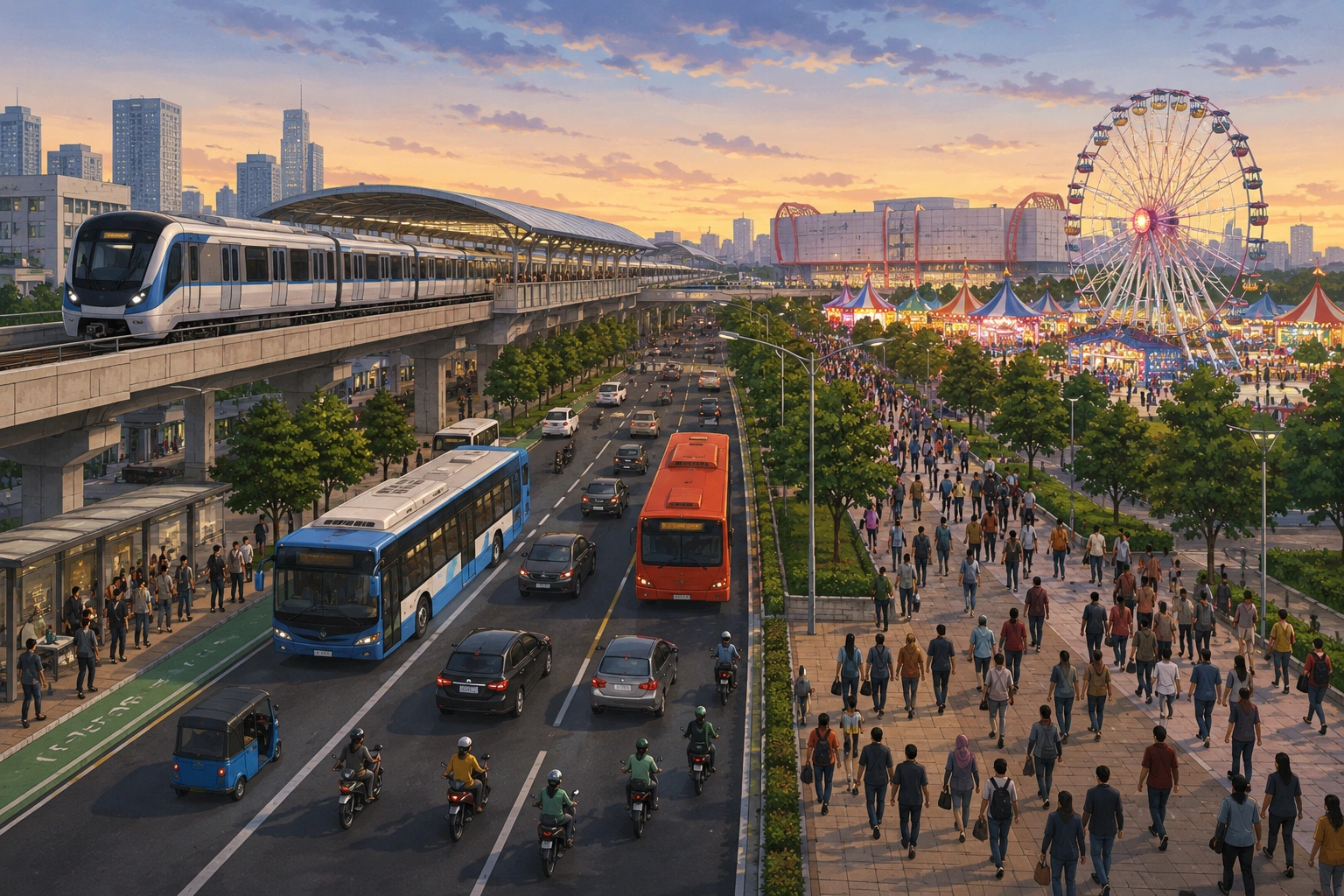 transportasi ke prj kemayoran