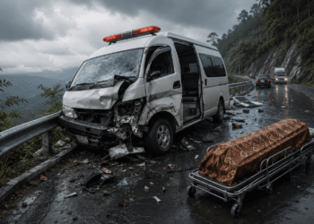 Kecelakaan Ambulans Bawa Jenazah